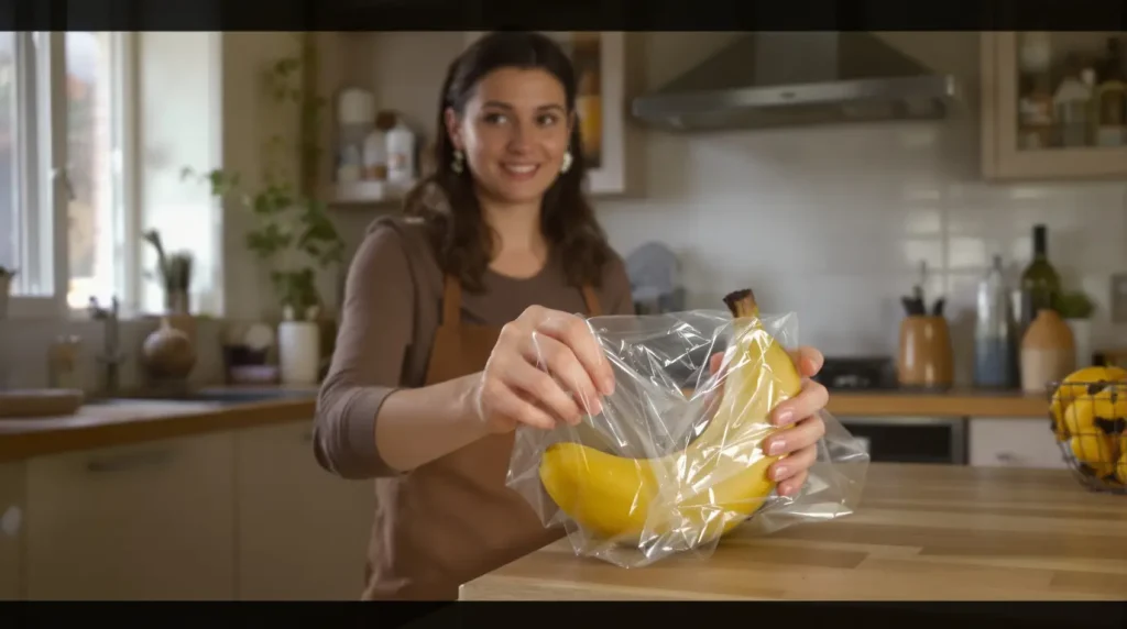 « Elles ne noircissent plus » : mon astuce toute simple pour garder vos bananes bien jaunes et fraîches plus longtemps