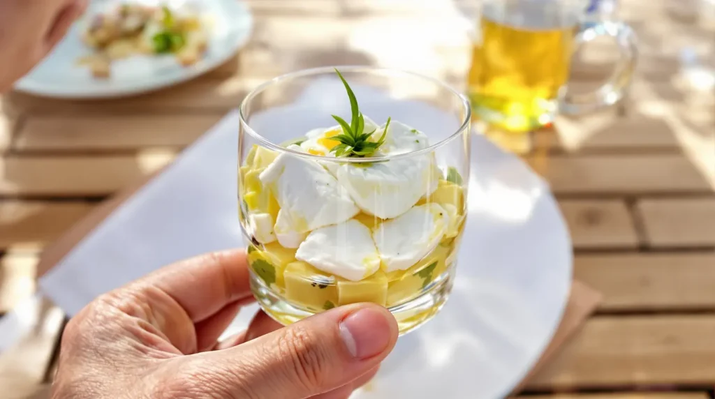 Trois ingrédients, un seul verre et pas une seule minute de cuisson : l'apéro printanier qui épate à tous les coups